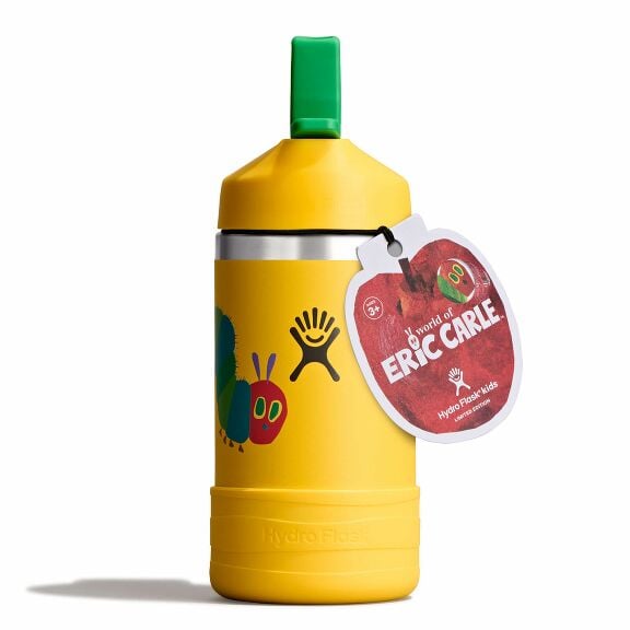 kids-12-oz-bottle-world-of-eric-carletm-x7 le26-w12-1000-kids-12-oz-wide-straw-cap-and-boot-yellow-caterpillar-straight-lid-open-withtag.jpg